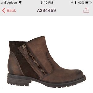 Earth Brown Ankle Boots